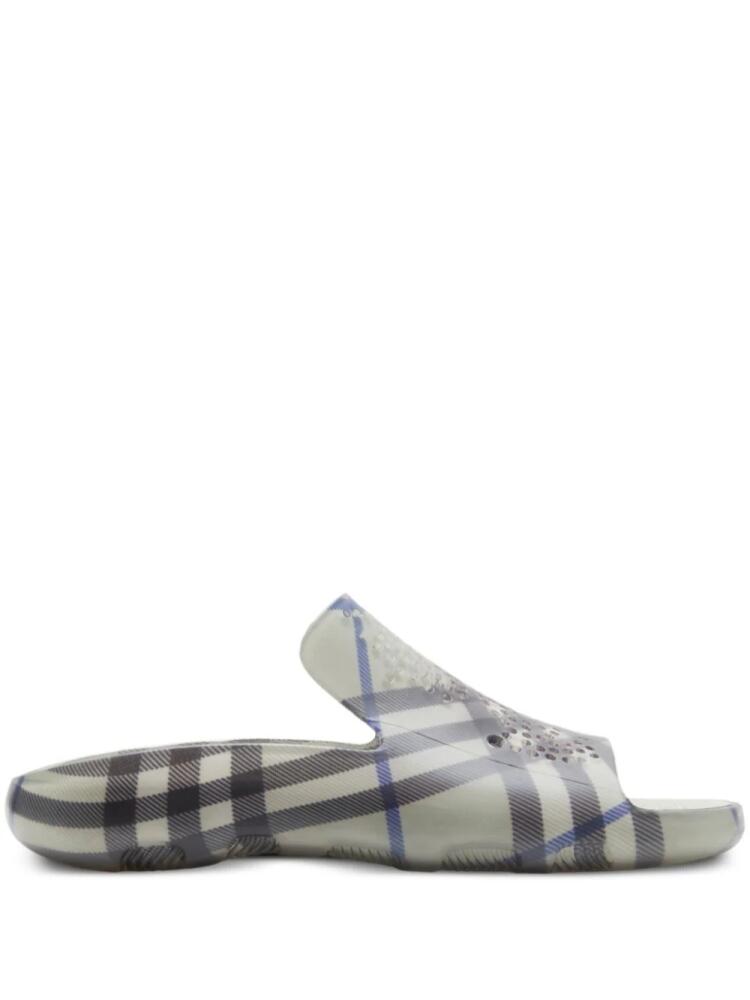 Burberry Stingray checked slides - Grey Cover