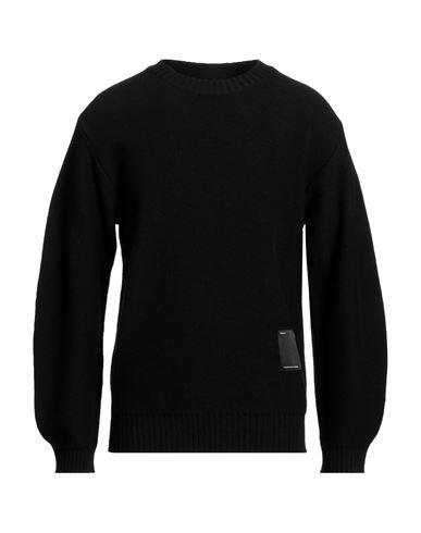 Oamc Man Sweater Black Wool Cover