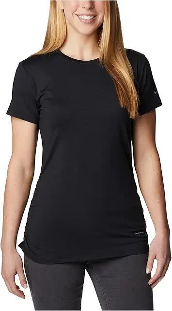 Columbia Leslie Falls Short Sleeve (Black) Women's Clothing Cover