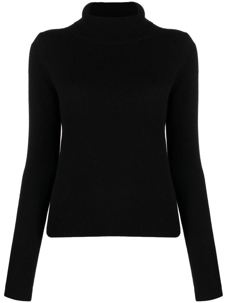 JOSEPH roll neck cashmere jumper - Black Cover