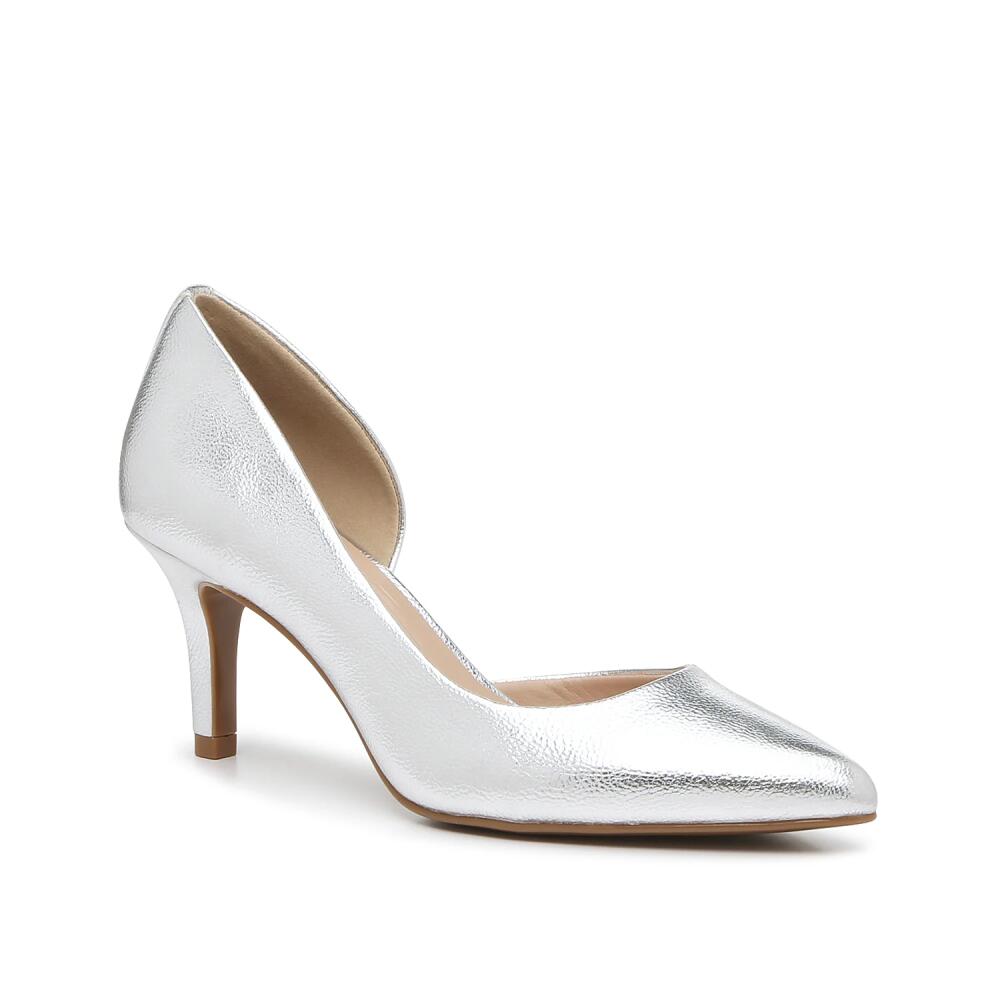 Kelly & Katie Satela Pump | Women's | Silver Metallic Synthetic Cover