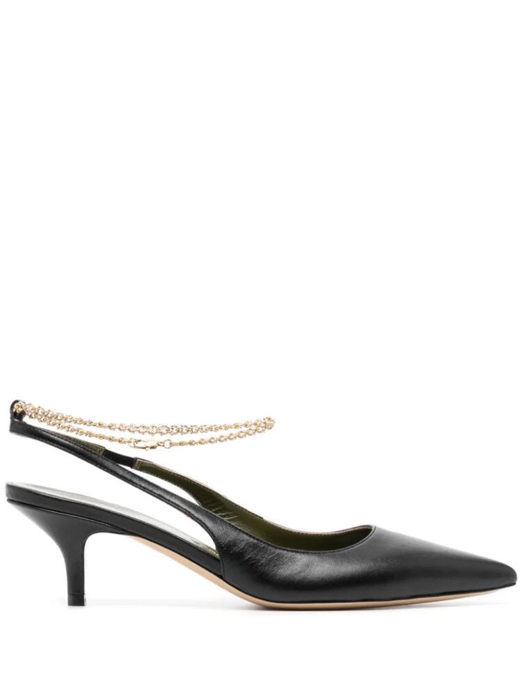 MARIA LUCA Felicia slingback leather pumps - Black Cover