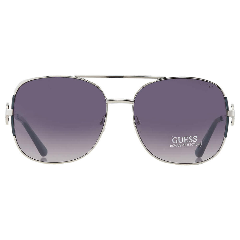 Guess Factory Smoke Mirror Pilot Ladies Sunglasses Cover