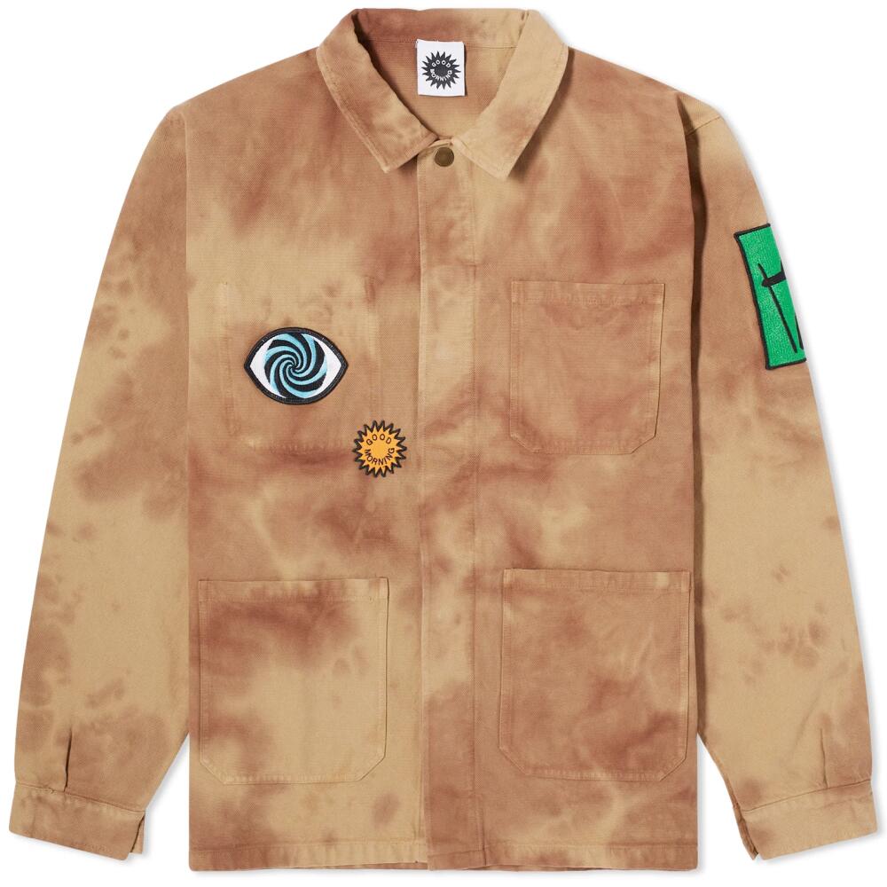 Good Morning Tapes Men's Workers Jacket in Earth Dye Cover