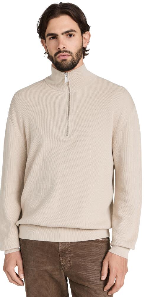 Closed Half Zip Sweater Tonka Beige Cover