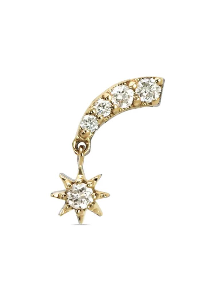 Lark & Berry 14kt yellow gold Starburst diamond stud earring Cover