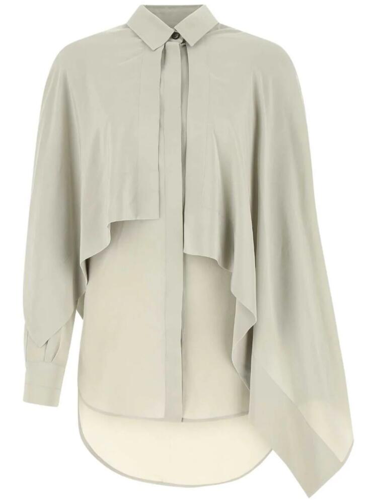 QUIRA Layered blouse - Grey Cover