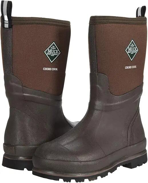 The Original Muck Boot Company Chore XpressCool Mid (Brown) Men's Shoes Cover