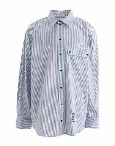 Helmut Lang Man Shirt Blue Cotton Cover