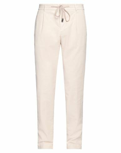 Peserico Man Pants Cream Cotton, Elastane, Merino Wool, Cashmere Cover