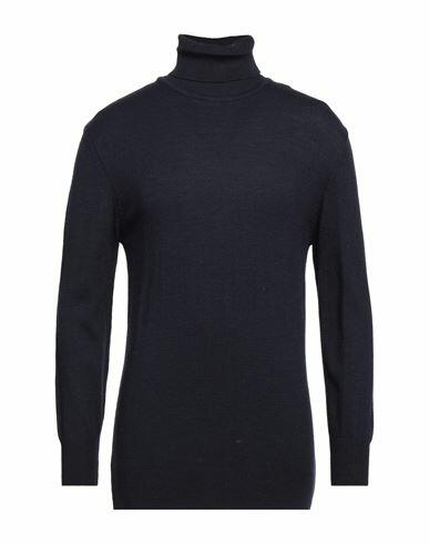 Siviglia Man Turtleneck Midnight blue Wool, Acrylic Cover