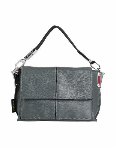 Rǝbelle Woman Handbag Steel grey Cow leather Cover