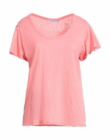 Michael Stars Woman T-shirt Salmon pink Supima Cover