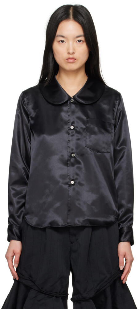 Black Comme des Garçons Black Peter Pan Collar Shirt Cover