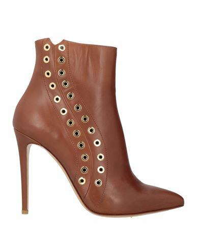 Francesco Sacco Woman Ankle boots Brown Leather Cover