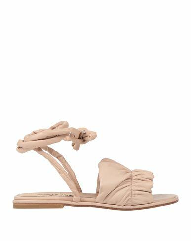 Janet & Janet Woman Sandals Blush Leather Cover