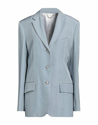 Victoria Beckham Woman Blazer Sky blue Viscose Cover