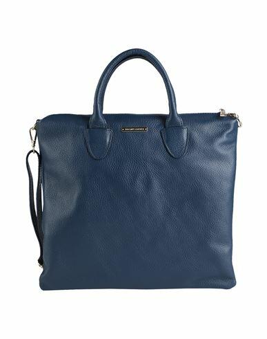 Tuscany Leather Woman Handbag Navy blue Soft Leather Cover