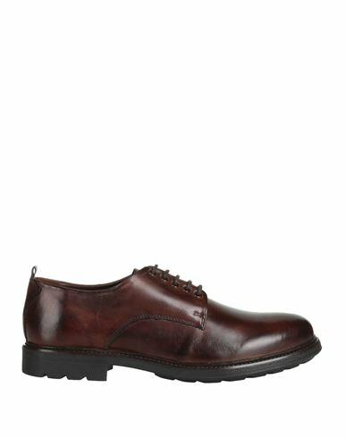 Cafènoir Man Lace-up shoes Dark brown Soft Leather Cover