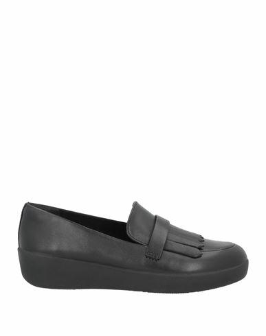 Fitflop Woman Loafers Black Soft Leather Cover