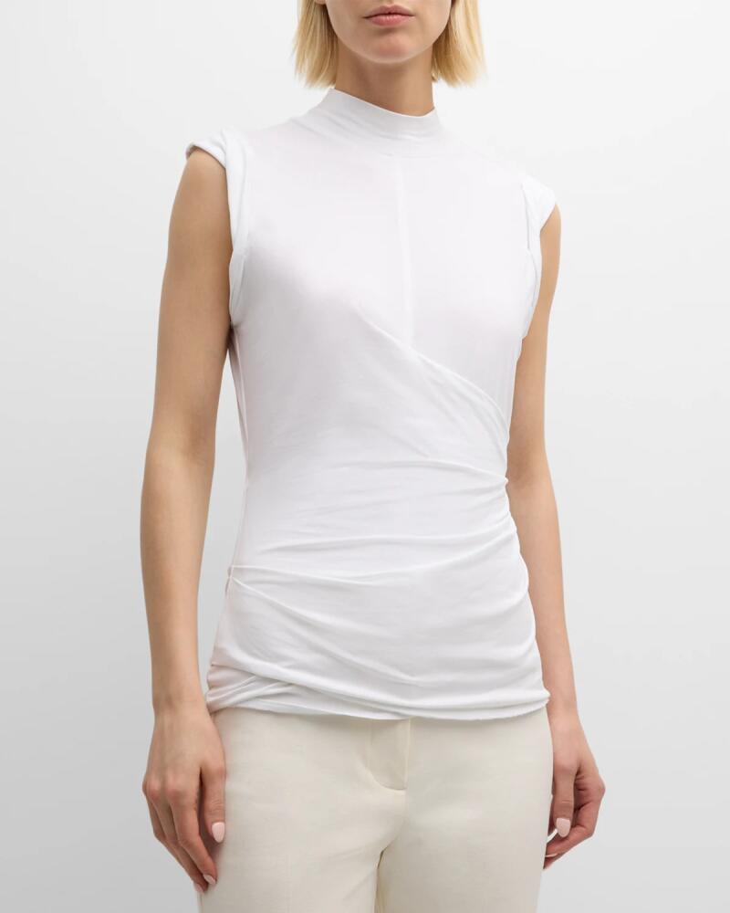 3.1 Phillip Lim Draped Mock-Neck Tank Top Cover