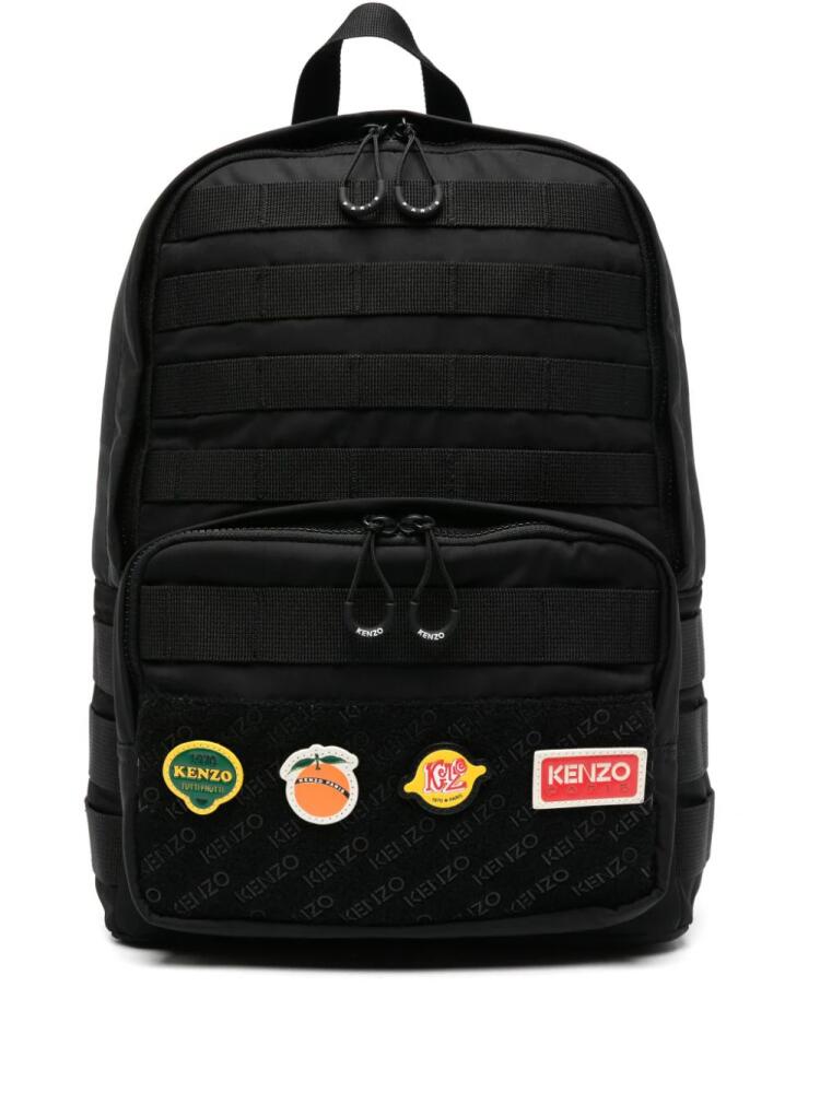 Kenzo Jungle patch-detailed backpack - Black Cover