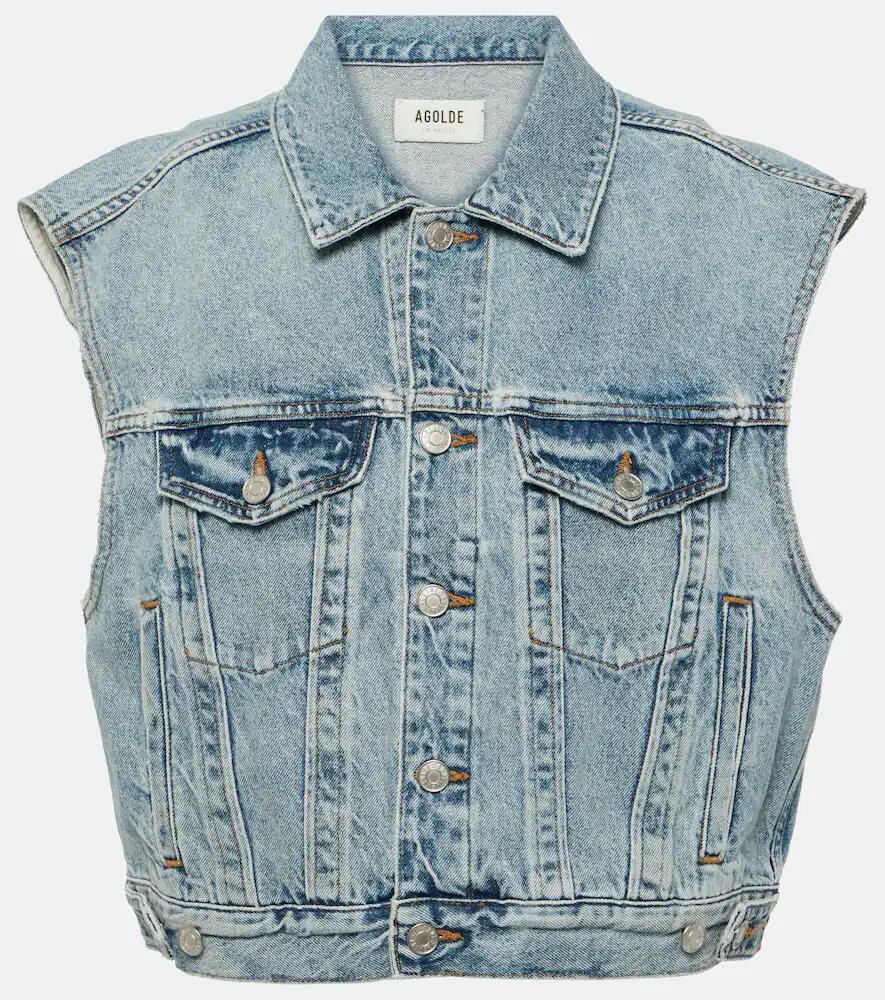 Agolde Charli denim vest Cover