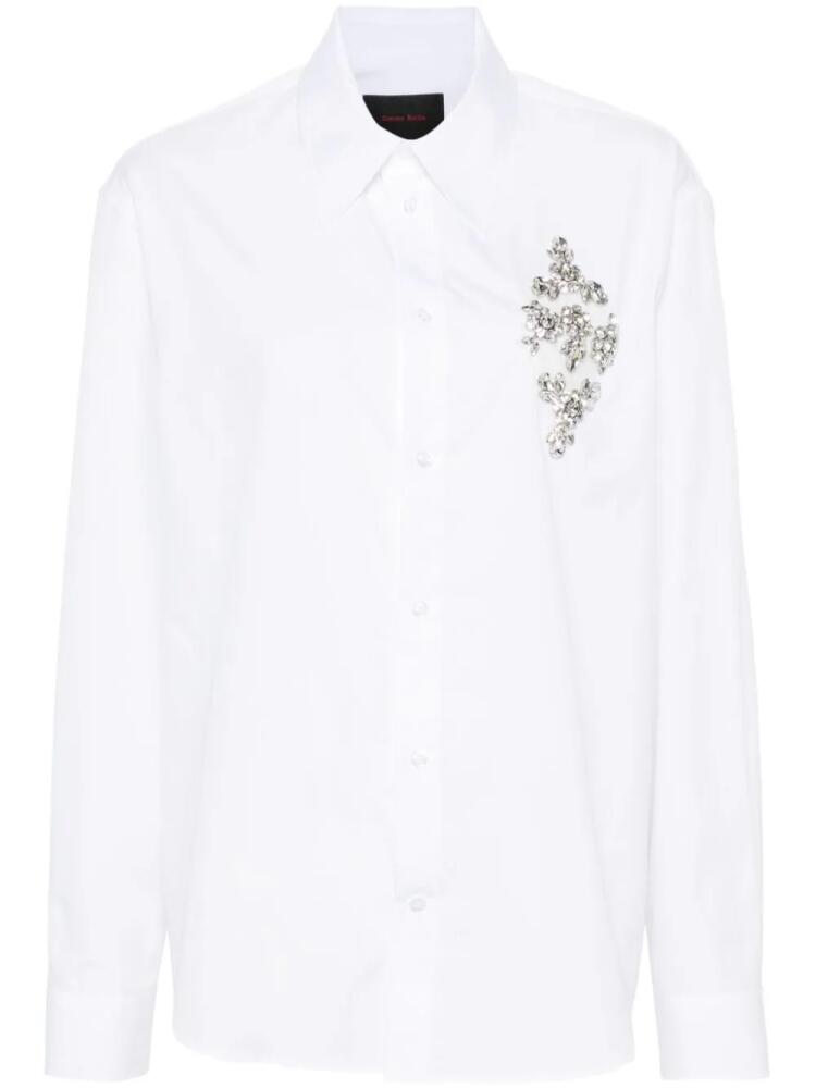 Simone Rocha crystal-embellished shirt - White Cover