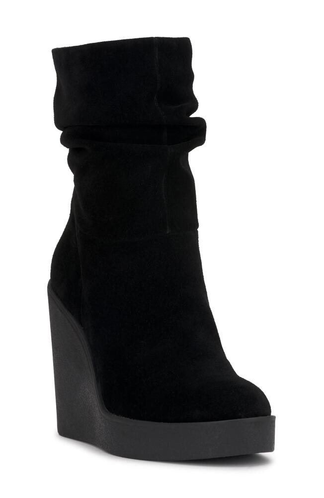 Jessica Simpson Mynette Slouch Platform Wedge Bootie in Black Cover