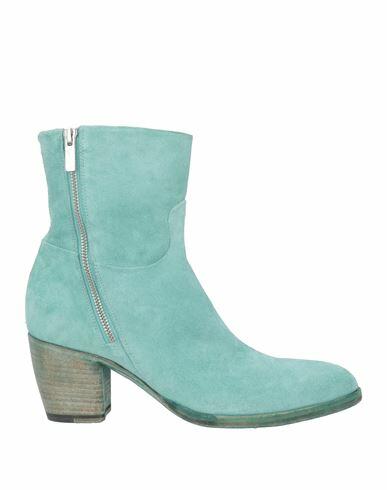 Rocco P. Woman Ankle boots Turquoise Soft Leather Cover