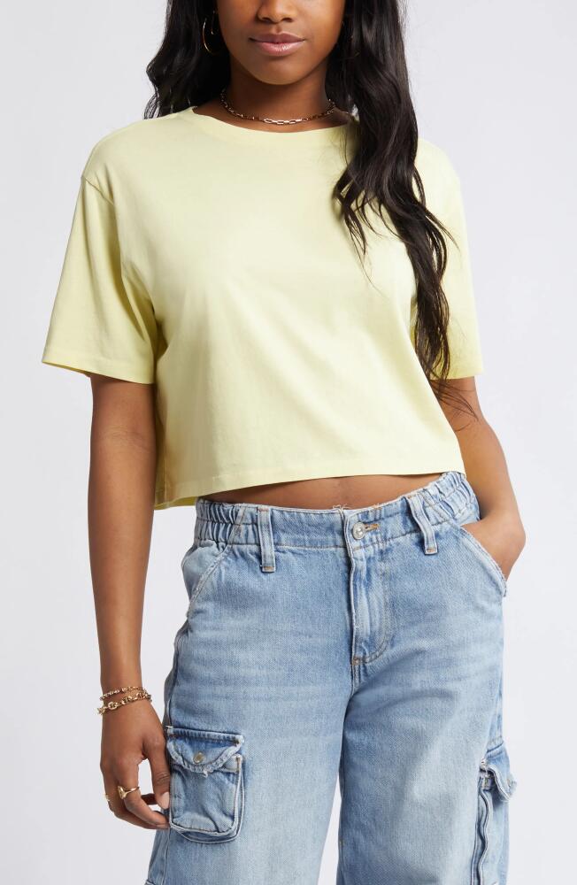 BP. Oversize Crop T-Shirt in Green Dawn Cover