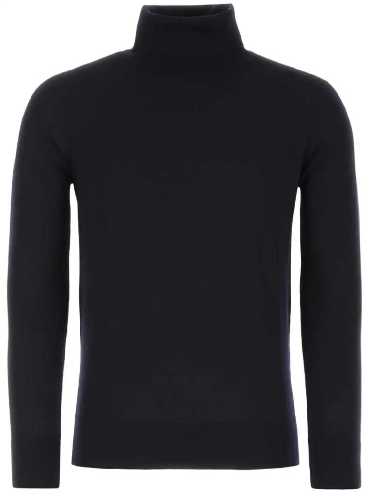 Loro Piana virgin wool turtleneck sweater - Blue Cover