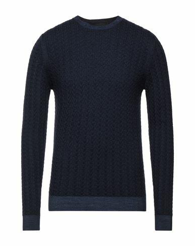 Jeordie's Man Sweater Midnight blue Merino Wool Cover