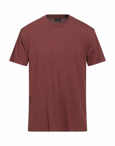 John Elliott Man T-shirt Burgundy Organic cotton Cover