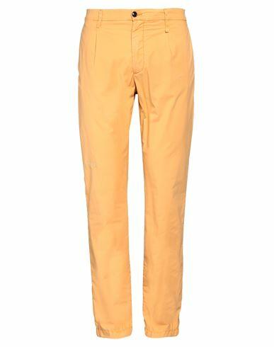 (+) People Man Pants Ocher Lyocell, Cotton, Elastane Cover