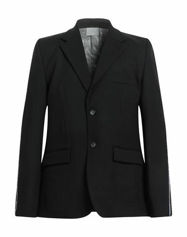 Vtmnts Man Blazer Black Virgin Wool, Elastane Cover