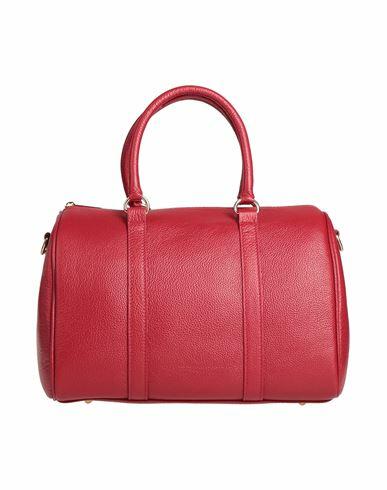 Laura Di Maggio Woman Handbag Red Leather Cover