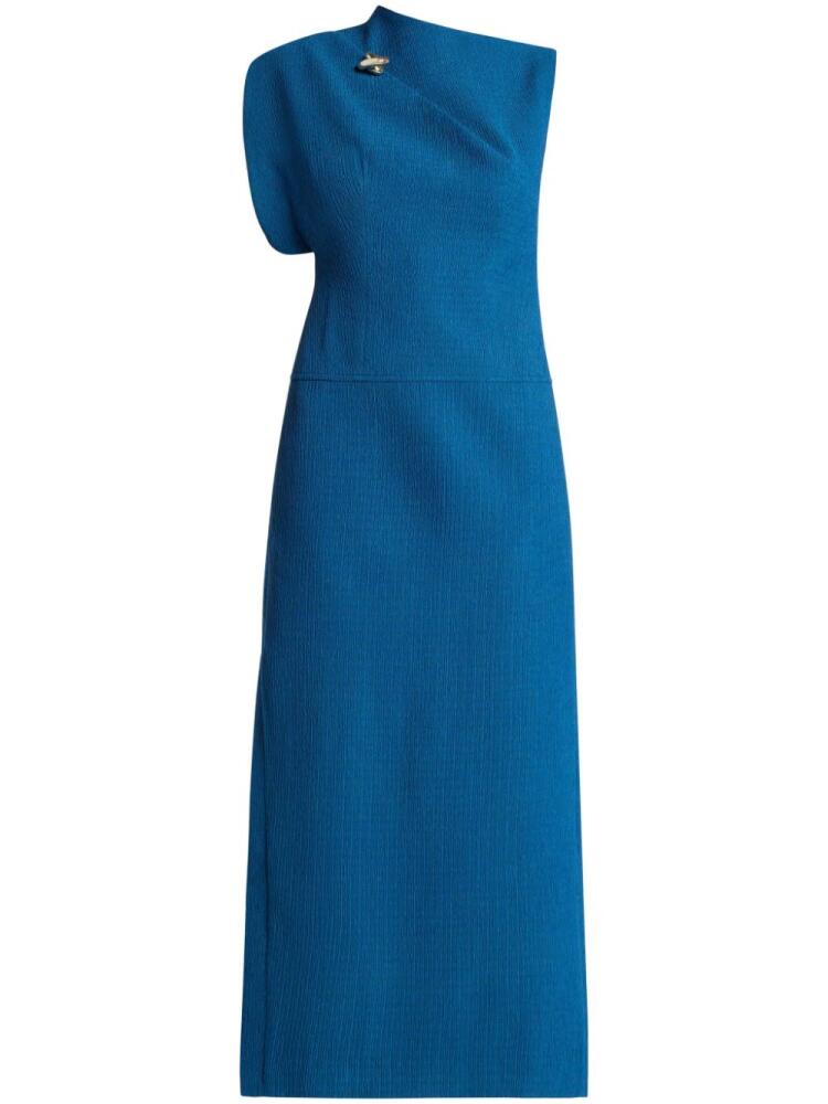 CHATS BY C.DAM Clay asymmetric dress - Blue Cover