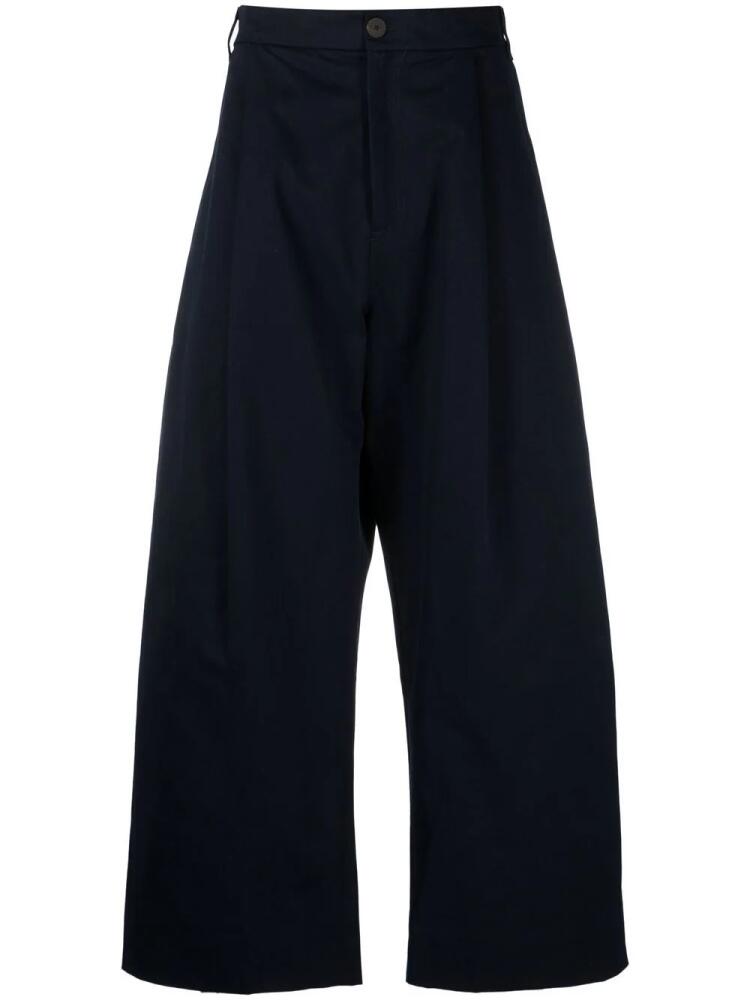 Studio Nicholson wide-leg high-waisted trousers - Black Cover