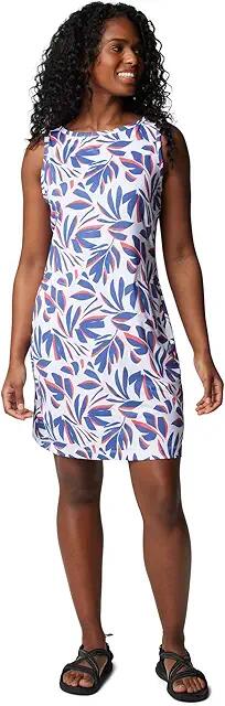 Columbia Chill River Printed Dress (White Areca) Women's Dress Cover