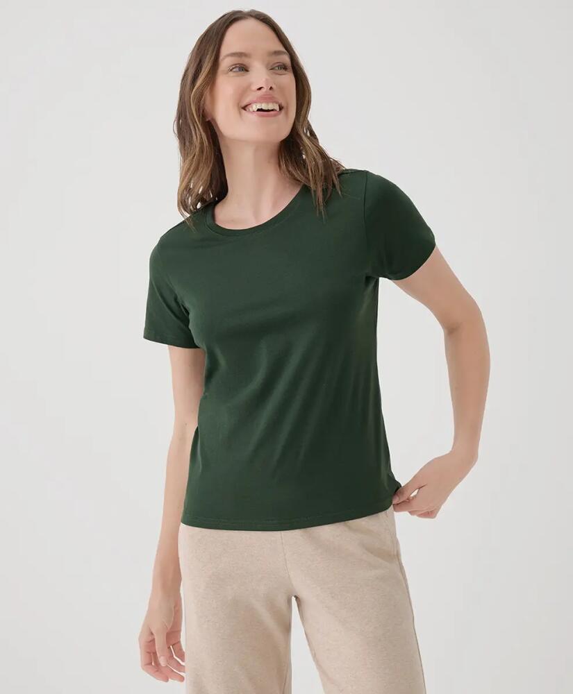 Pact Organic Cotton Softspun Crew Neck Tee in Mountain View Cover