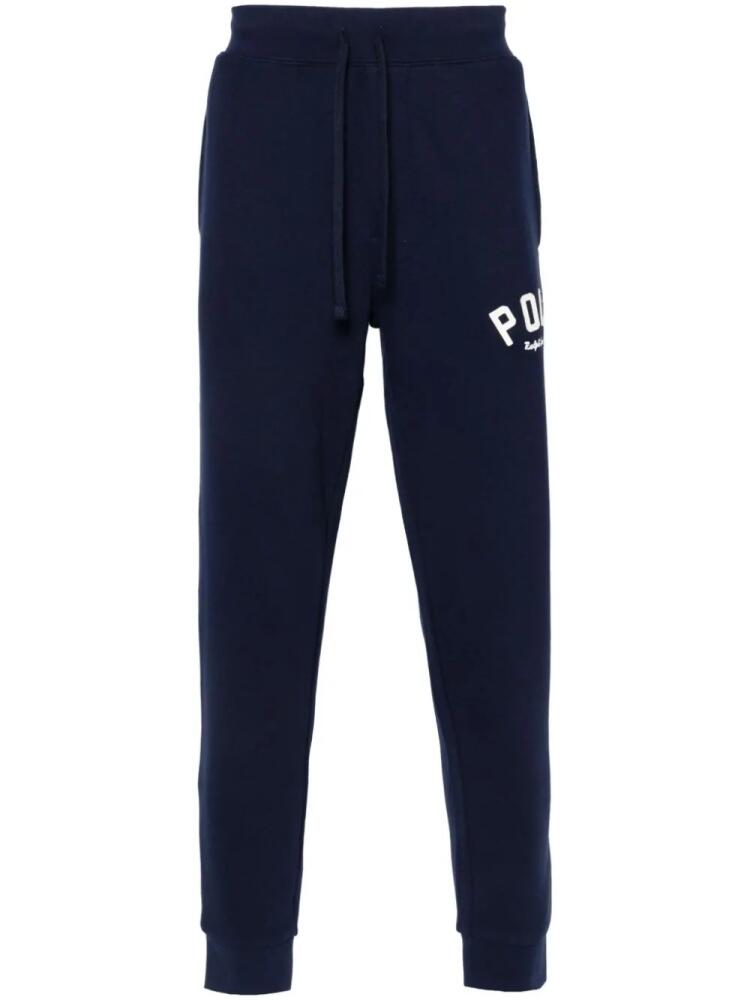 Polo Ralph Lauren logo-patch track pants - Blue Cover