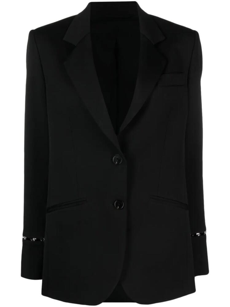 Del Core single-breasted virgin wool blazer - Black Cover