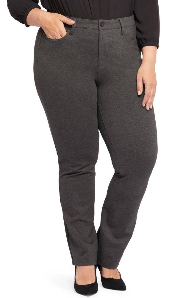 NYDJ Marilyn Straight Leg Pants in Charcoal Heathered Cover