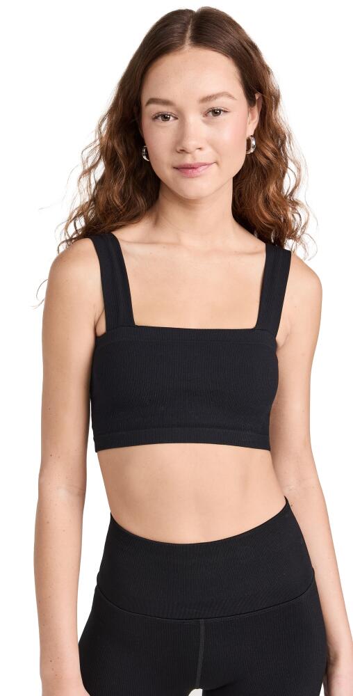 Spiritual Gangster Rib Seamless Bra Black Cover