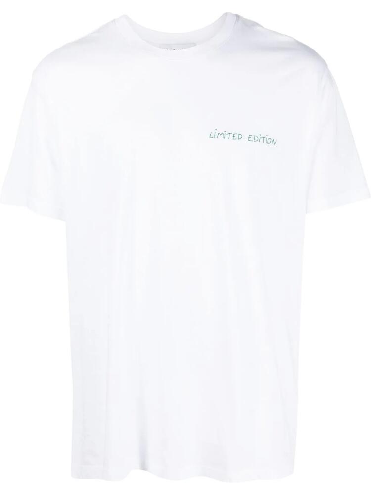 Maison Labiche logo print T-shirt - White Cover