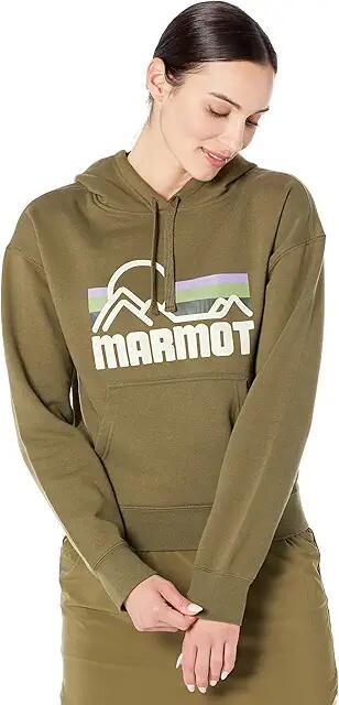 Marmot Coastal Hoodie (Winter Moss) Women's Clothing Cover