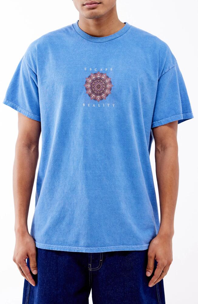 BDG Urban Outfitters Escape Reality Mandala Graphic T-Shirt in Light Blue Cover