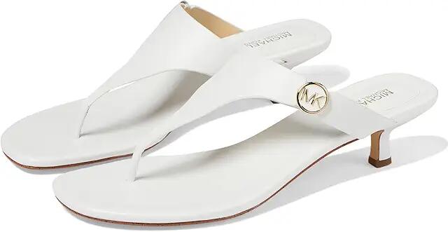 MICHAEL Michael Kors Lucinda Kitten (Optic White) Women's Sandals Cover