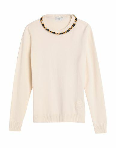 Etro Woman Sweater Ivory Virgin Wool, Viscose, Cashmere, Cotton, Polyester Cover